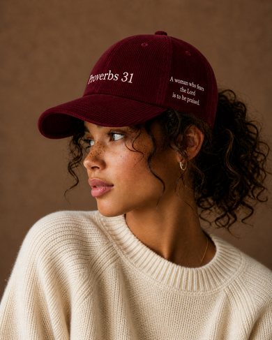 Proverbs 31 Woman Corduroy Hat 
